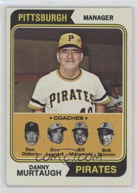 1974 Topps - [Base] #489 - Pirates Coaches (Danny Murtaugh, Don Osborn, Don Leppert, Bill Mazeroski, Bob Skinner) [Good to VG‑EX]