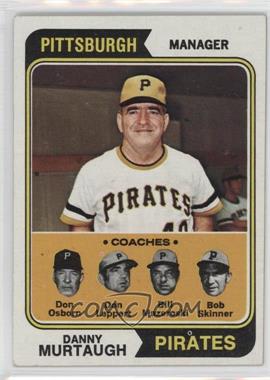 1974 Topps - [Base] #489 - Pirates Coaches (Danny Murtaugh, Don Osborn, Don Leppert, Bill Mazeroski, Bob Skinner)