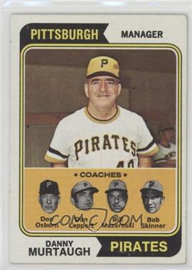 1974 Topps - [Base] #489 - Pirates Coaches (Danny Murtaugh, Don Osborn, Don Leppert, Bill Mazeroski, Bob Skinner)