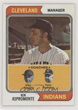 1974 Topps - [Base] #521 - Indians Coaches (Ken Aspromonte, Clay Bryant, Tony Pacheo)