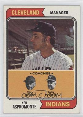 1974 Topps - [Base] #521 - Indians Coaches (Ken Aspromonte, Clay Bryant, Tony Pacheo)
