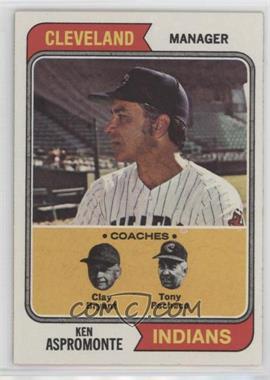 1974 Topps - [Base] #521 - Indians Coaches (Ken Aspromonte, Clay Bryant, Tony Pacheo)