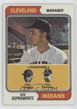 1974 Topps - [Base] #521 - Indians Coaches (Ken Aspromonte, Clay Bryant, Tony Pacheo)