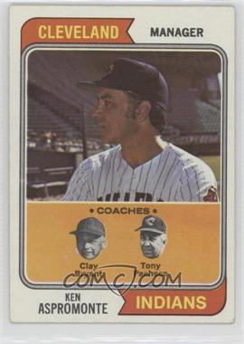 1974 Topps - [Base] #521 - Indians Coaches (Ken Aspromonte, Clay Bryant, Tony Pacheo)