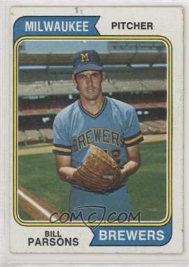 1974 Topps - [Base] #574 - Bill Parsons [Good to VG‑EX]