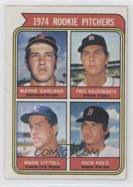 1974 Topps - [Base] #596 - Rookie Pitchers - Wayne Garland, Fred Holdsworth, Mark Little, Dick Pole