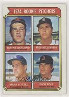 Rookie Pitchers - Wayne Garland, Fred Holdsworth, Mark Little, Dick Pole [Good&…