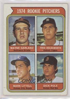 1974 Topps - [Base] #596 - Rookie Pitchers - Wayne Garland, Fred Holdsworth, Mark Little, Dick Pole