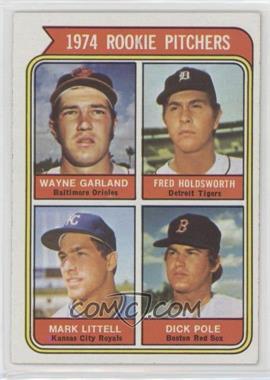 1974 Topps - [Base] #596 - Rookie Pitchers - Wayne Garland, Fred Holdsworth, Mark Little, Dick Pole [Good to VG‑EX]