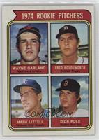 Rookie Pitchers - Wayne Garland, Fred Holdsworth, Mark Little, Dick Pole