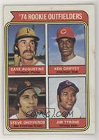 Rookie Outfielders - Dave Augustine, Ken Griffey, Steve Ontiveros, Jim Tyrone) …