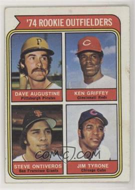 1974 Topps - [Base] #598 - Rookie Outfielders - Dave Augustine, Ken Griffey, Steve Ontiveros, Jim Tyrone) [Poor to Fair]