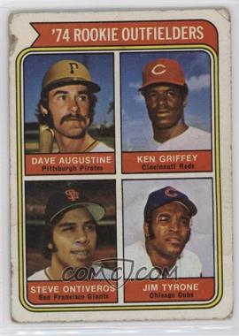 1974 Topps - [Base] #598 - Rookie Outfielders - Dave Augustine, Ken Griffey, Steve Ontiveros, Jim Tyrone) [Poor to Fair]