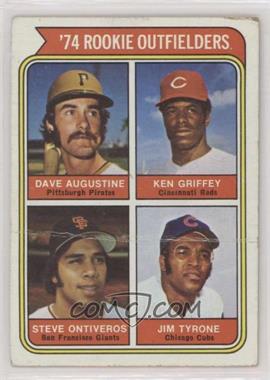 1974 Topps - [Base] #598 - Rookie Outfielders - Dave Augustine, Ken Griffey, Steve Ontiveros, Jim Tyrone) [Poor to Fair]