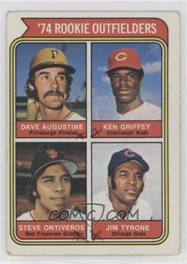 1974 Topps - [Base] #598 - Rookie Outfielders - Dave Augustine, Ken Griffey, Steve Ontiveros, Jim Tyrone) [Poor to Fair]