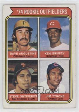 1974 Topps - [Base] #598 - Rookie Outfielders - Dave Augustine, Ken Griffey, Steve Ontiveros, Jim Tyrone) [Good to VG‑EX]