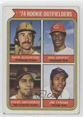 1974 Topps - [Base] #598 - Rookie Outfielders - Dave Augustine, Ken Griffey, Steve Ontiveros, Jim Tyrone) [Good to VG‑EX]