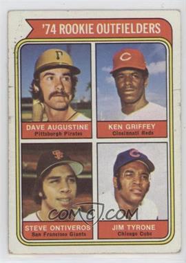 1974 Topps - [Base] #598 - Rookie Outfielders - Dave Augustine, Ken Griffey, Steve Ontiveros, Jim Tyrone) [Good to VG‑EX]