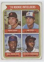 Rookie Infielders - Ron Cash, Jim Cox, Bill Madlock, Reggie Sanders [Good …