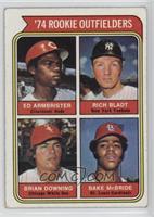 Rookie Outfielders - Ed Armbrister, Rich Bladt, Brian Downing, Bake McBride [Po…