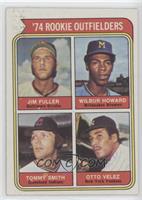 Rookie Outfielders - Jim Fuller, Wilbur Howard, Tommy Smith, Otto Velez