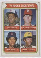 Rookie Shortstops - Leo Foster, Tom Heintzelman, Dave Rosello, Frank Taveras [G…