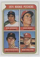Rookie Pitchers - Bob Apodaco, Dick Baney, John D'Acquisto, Mike Wallace (Apoda…