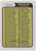 Checklist - Cards 529-660