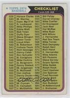 Checklist - Cards 529-660