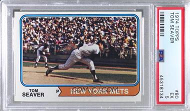 1974 Topps - [Base] #80 - Tom Seaver [PSA 5 EX]