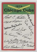 Chicago Cubs (One Star on Back) [Poor to Fair]