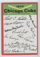 Chicago Cubs (One Star on Back) [Good to VG‑EX]