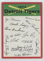 Detroit Tigers Team (Two Stars on Back)