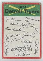 Detroit Tigers Team (Two Stars on Back) [Poor to Fair]