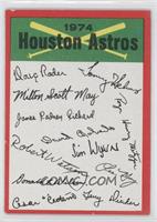 Houston Astros (One Star on Back Bottom)