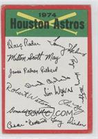 Houston Astros (One Star on Back Bottom) [Good to VG‑EX]