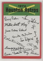 Houston Astros (One Star on Back Bottom)