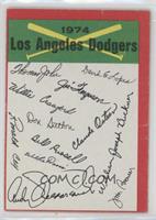 Los Angeles Dodgers Team (Two Stars on Back) [Poor to Fair]