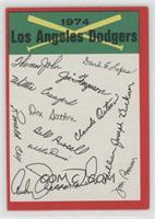 Los Angeles Dodgers Team (Two Stars on Back) [Poor to Fair]