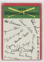 Milwaukee Brewers (One Star on Back) [Poor to Fair]