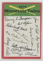 Minnesota Twins (One Star on Back) [Poor to Fair]