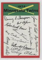 Minnesota Twins (One Star on Back)