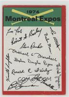 Montreal Expos (One Star on Back) [Poor to Fair]