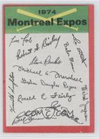 Montreal Expos (One Star on Back) [Good to VG‑EX]