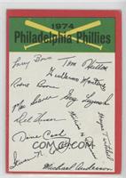 Philadelphia Phillies (One Star on Back) [Poor to Fair]