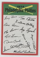 Philadelphia Phillies (One Star on Back)