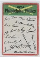 Philadelphia Phillies Team (Two Stars on Back) [Noted]