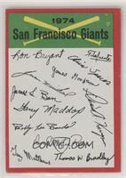 San Francisco Giants (One Star on Back) [Good to VG‑EX]