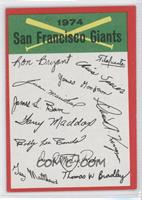 San Francisco Giants (Two Stars on Back) [Good to VG‑EX]