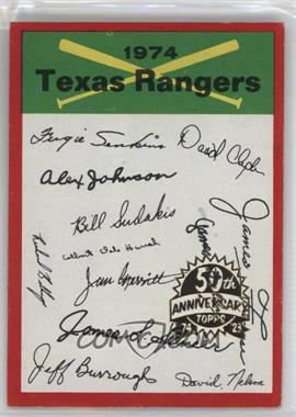 1974 Topps - Team Checklists #_TERA.1 - Texas Rangers (One Star on Back)